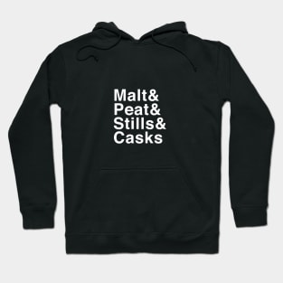 Malt & Peat & Stills & Casks Hoodie